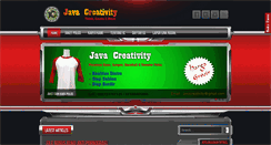 Desktop Screenshot of javacreativity.com